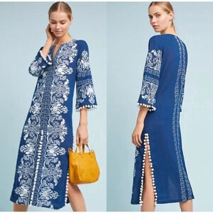MISA Dress Women’s XS Izola Calia Tunic Embroidered